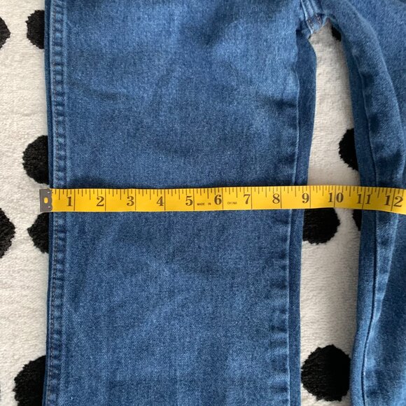 Wrangler Jeans Cowboy Cut Bootcut Mens 28x34 Blue Denim 936PWD Western Rodeo 90s - Picture 8 of 11